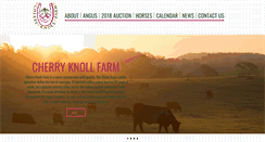 Desktop Screenshot of cherryknollfarminc.com